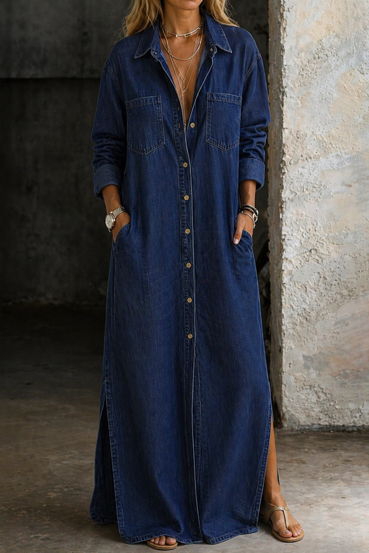 Delana | Button Down Dress Lawrence Toronto