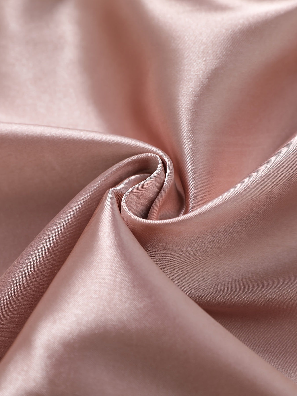 Pink satin fabric close-up with smooth drape and subtle reflective sheen