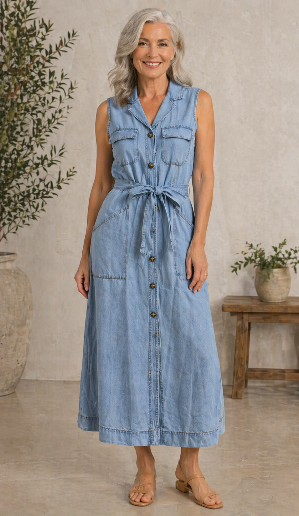 Susan | Denim Dress Lawrence Toronto