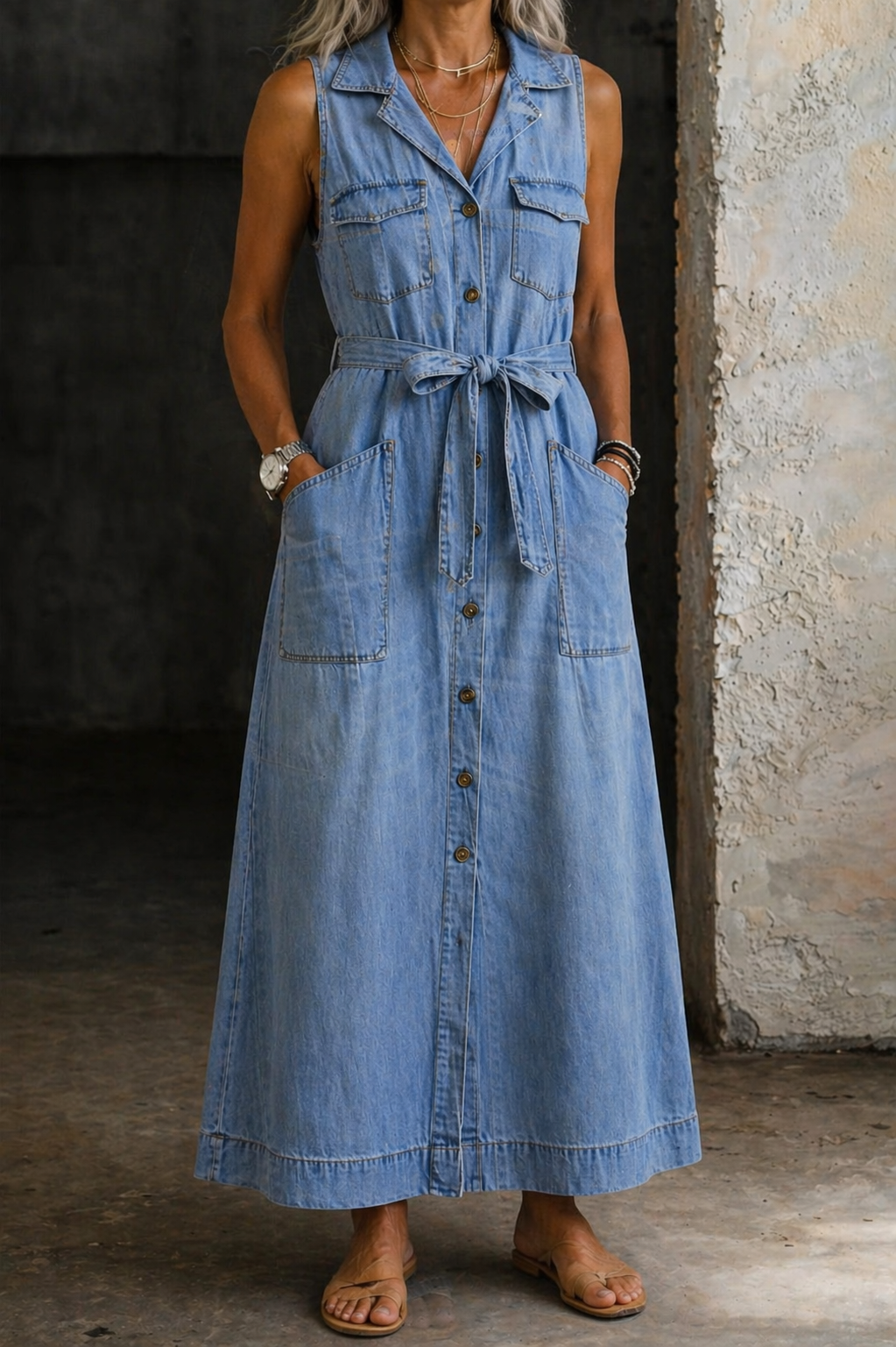 Susan | Denim Dress Lawrence Toronto