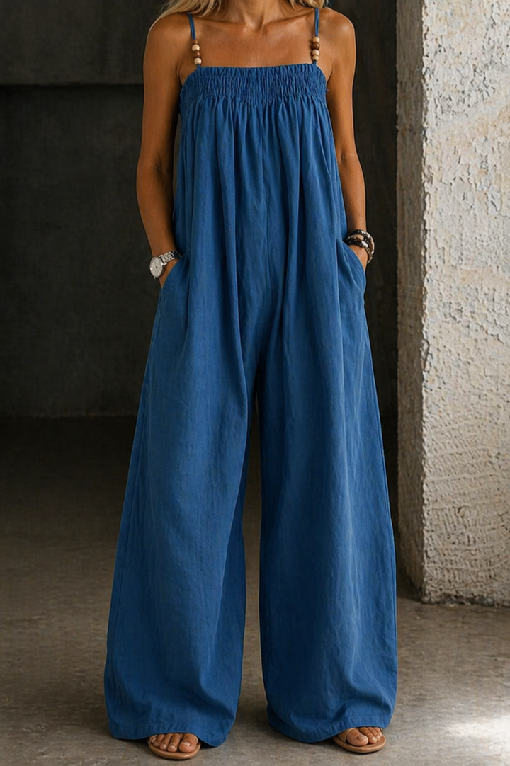 Madison | Denim Wide-Leg Jumpsuit Lawrence Toronto