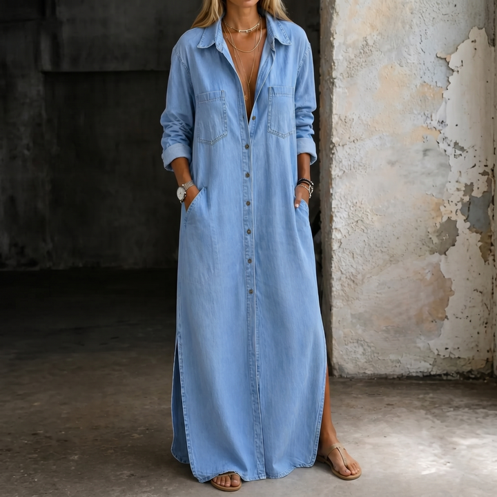 Delana | Button Down Dress Lawrence Toronto