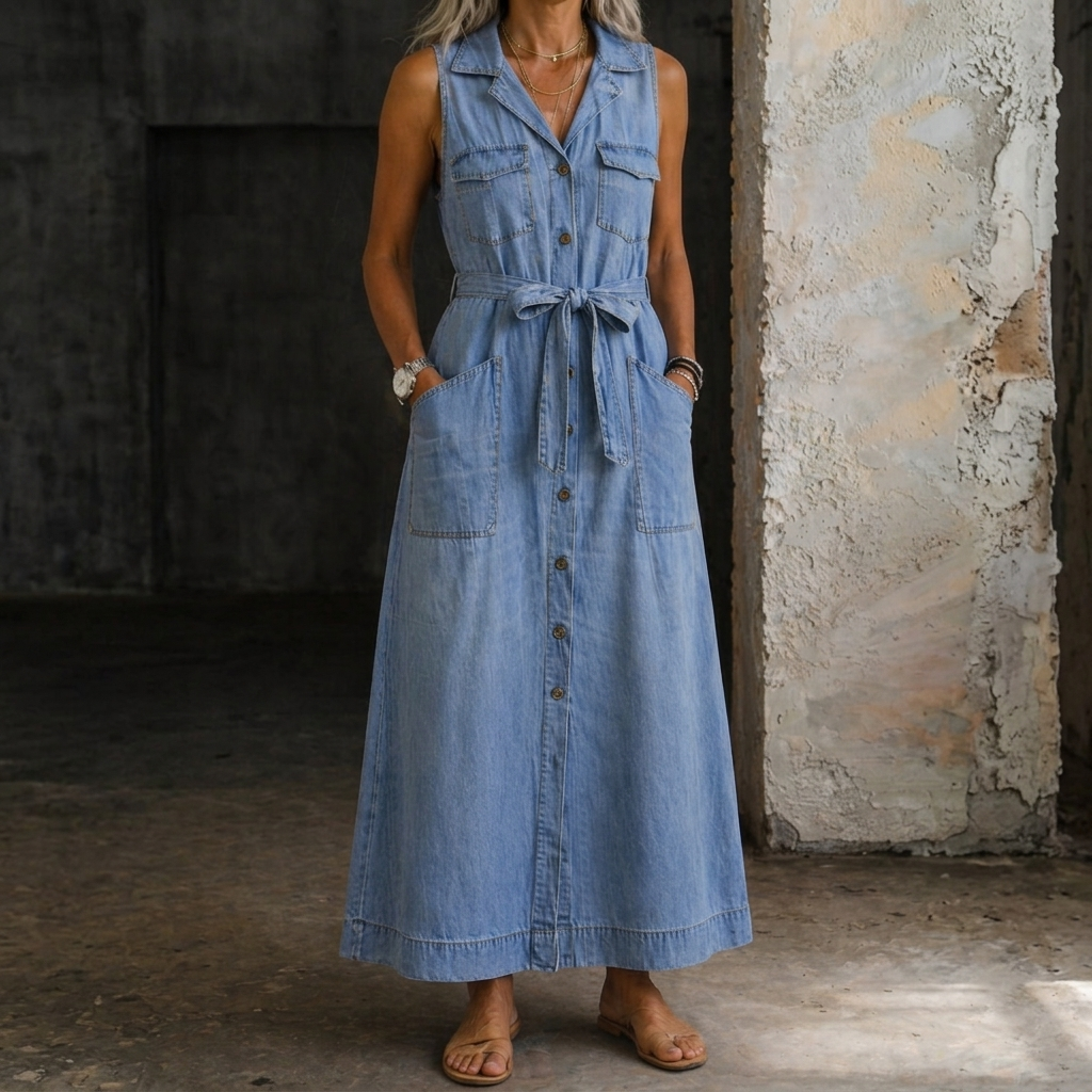 Susan | Denim Dress Lawrence Toronto