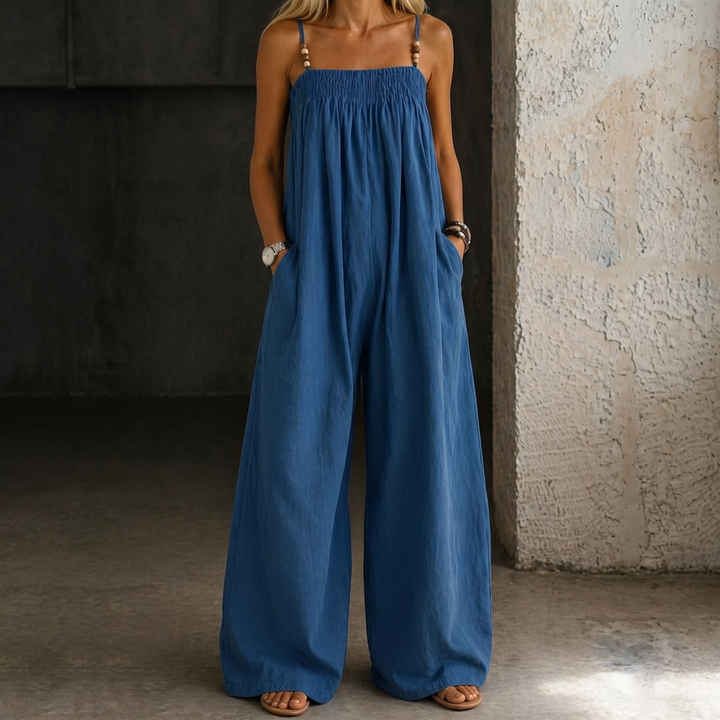 Madison | Denim Wide-Leg Jumpsuit Lawrence Toronto