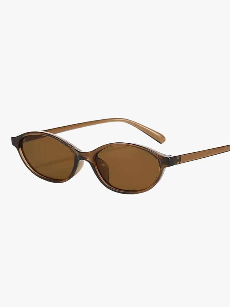 Romantic sunglasses, brown frames with brown lenses