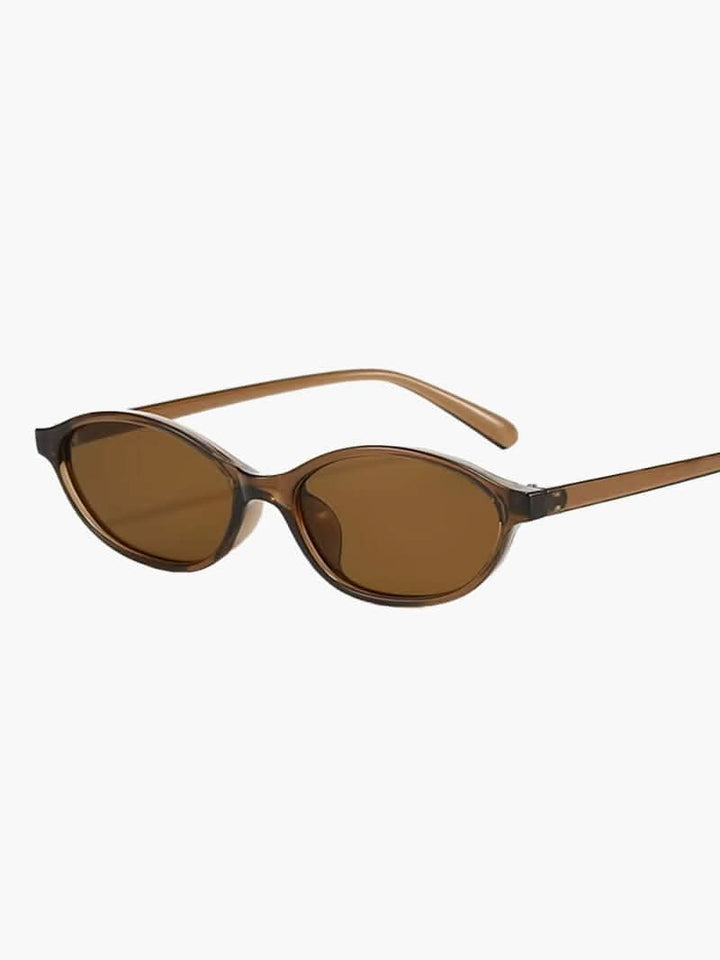 Romantic sunglasses, brown frames with brown lenses